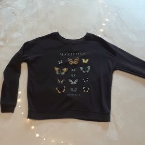 Butterfly crewneck